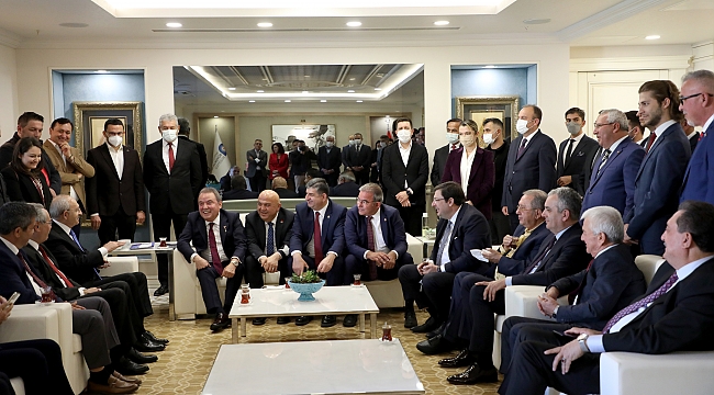 CHP lideri Kılıçdaroğlu’ndan Büyükşehir’e ziyaret 