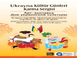 Antalya'da Ukrayna Kültür Günleri sergisi