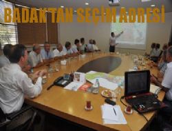 Badak'tan seçim adresi