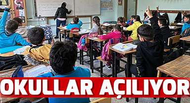 Okullar yarın açılıyor