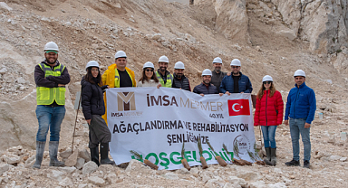 İMSA Mermer’den Örnek Rehabilitasyon Projesi: Saklıkent’te 7.000 Fidan Toprakla Buluştu