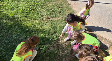 Minik doğa kaşifleri Kepez'de işbaşında