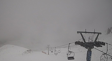 Davraz Kayak Merkezi beyaza bürüdü