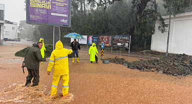 Kemer'de su baskınlarıyla mücadele