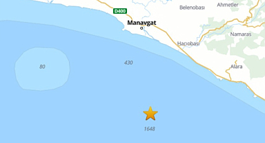 Antalya Körfezi’nde 4,1 deprem