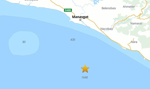 Antalya Körfezi’nde 4,1 deprem