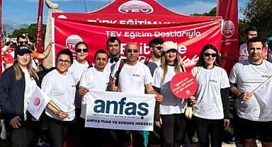 ANFAŞ çalışanları Runtalya’da eğitime destek için koştu