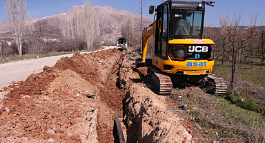 ASAT'tan Elmalı'da asfalt öncesi altyapı yatırımı