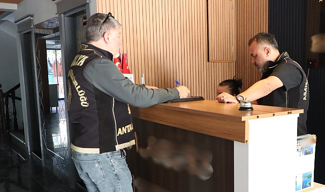 Konaklama tesisleri ve araç kiralama firmalarına eş zamanlı denetim