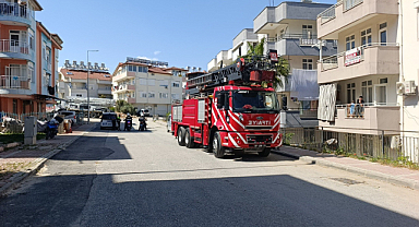 Manavgat'ta baca yangını söndürüldü