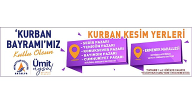 MURATPAŞA BELEDİYESİ - KURBAN BAYRAMI 