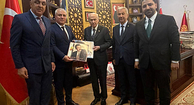ALTSO Başkanı Eray Erdem'den MHP Genel Başkanı Bahçeli'ye ziyaret