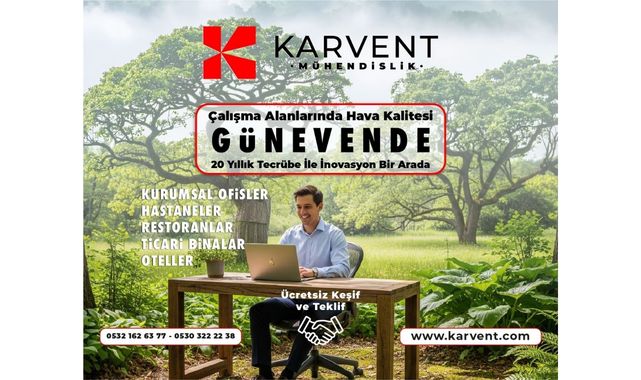 Antalya'nın İç Hava Kalitesine Karvent Mühendislik Güvencesi