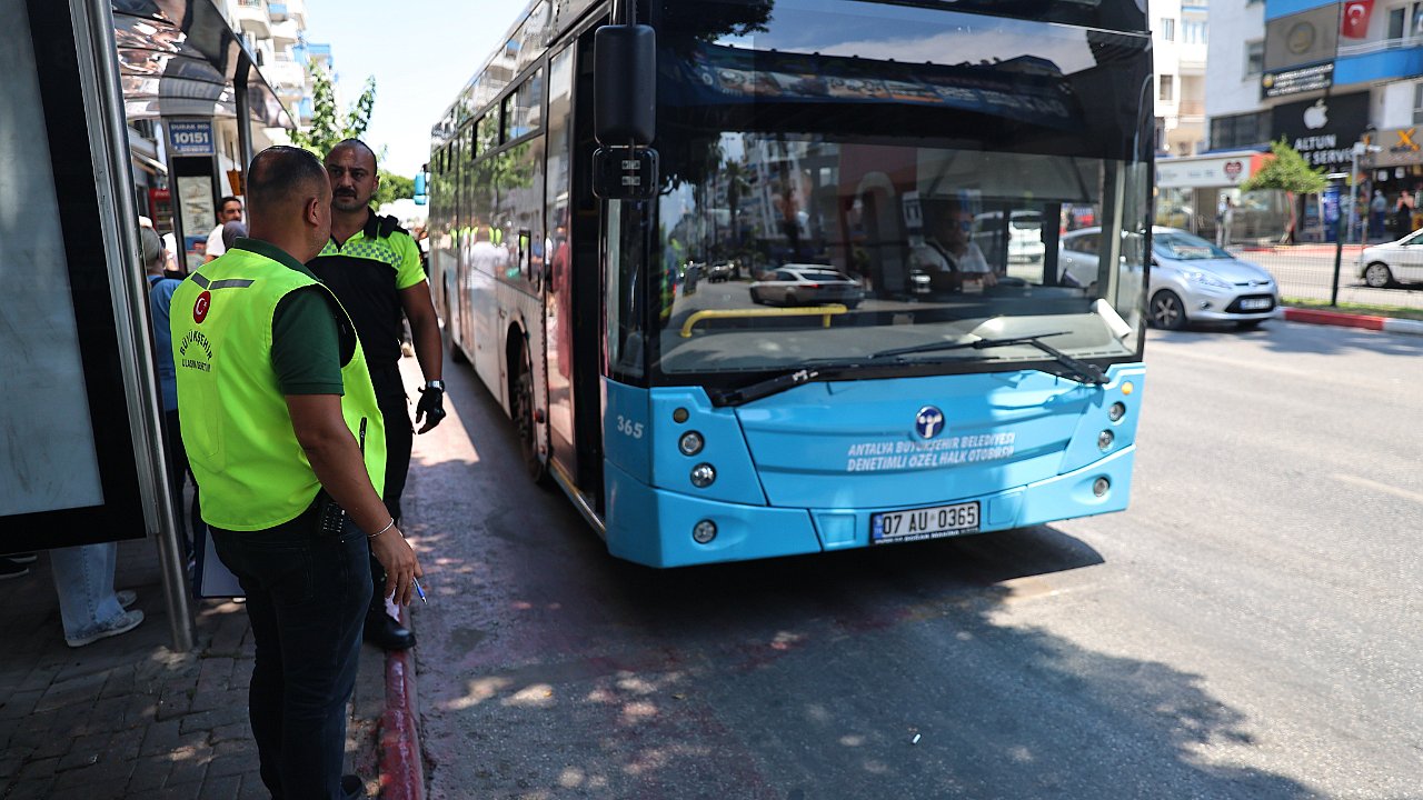 Büyükşehir'den otobüslere sıkı takip