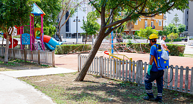 Büyükşehir’den toplu kullanım alanlarında ilaçlama