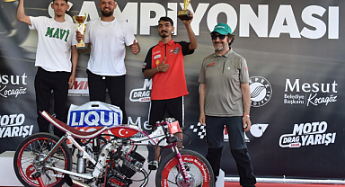 Kepez’de motodrag şampiyonları kupalarını aldı