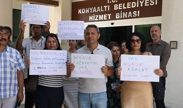 Tüm Bel-Sen'den Konyaaltı Belediyesi'nden alacakların ödenmesi çağrısı