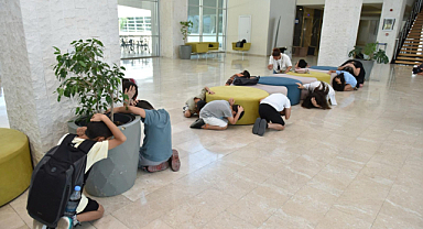 Kepez’de deprem ve yangın tatbikatı