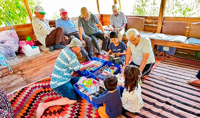 Manavgat Belediyesi'nden yaylalara kütüphane desteği