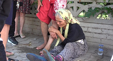 Anne oğlunun, oğlu annesinin yanan evde olduğunu zannetti buluşmada gözyaşları sel oldu