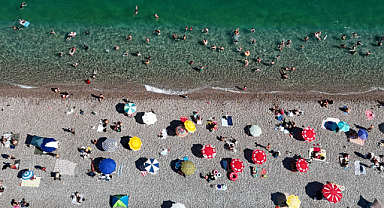 Antalya'ya 8 ayda 11 milyonun üzerinde turist geldi