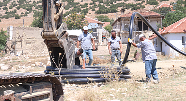 Büyükşehir’den Elmalı Yalnızdam Mahallesi’ne sulama tesisi