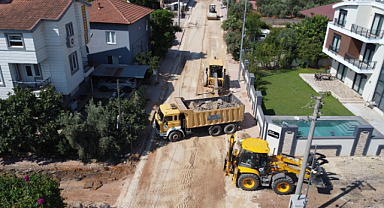 Duacı Mahallesi’nde yol çalışmalarında ikinci etap başladı
