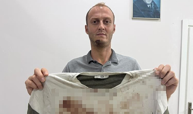 Gürültü tartışması sopalı kavgayla bitti: O anlar kamerada
