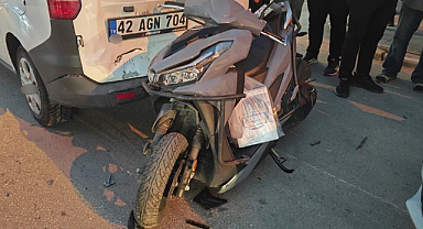 Trafik kazasında sürücü yaralandı