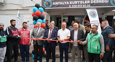 Antalya Kuryeler Derneği açıldı