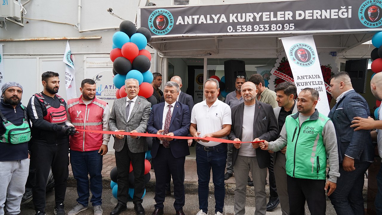 Antalya Kuryeler Derneği açıldı