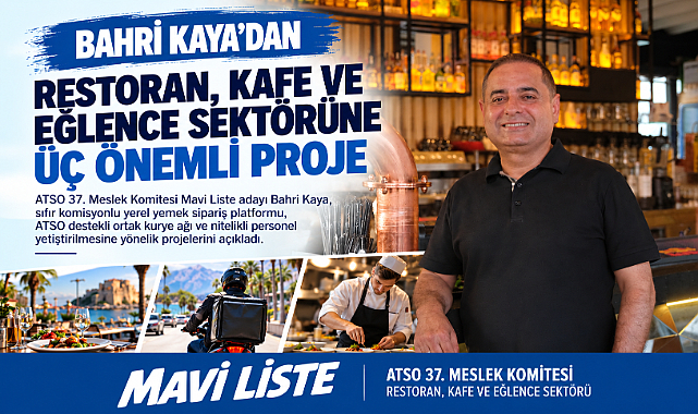 Bahri Kaya’dan Restoran, Kafe ve Eğlence Sektörüne Üç Önemli Proje